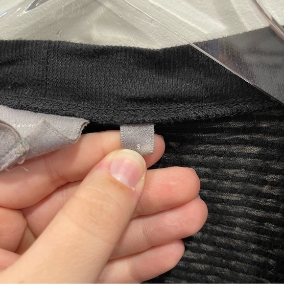 Anthropologie Vanessa Virginia Black Cavern Open Front Cardigan Casual Small - Picture 11 of 11